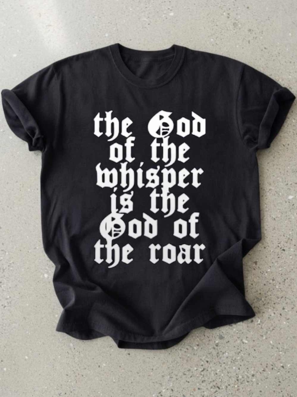Brandon Lake Sevens Gothic Quote Black Graphic Gildan T-Shirt